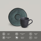 Porto Brasil Cup & Saucer Set of 6