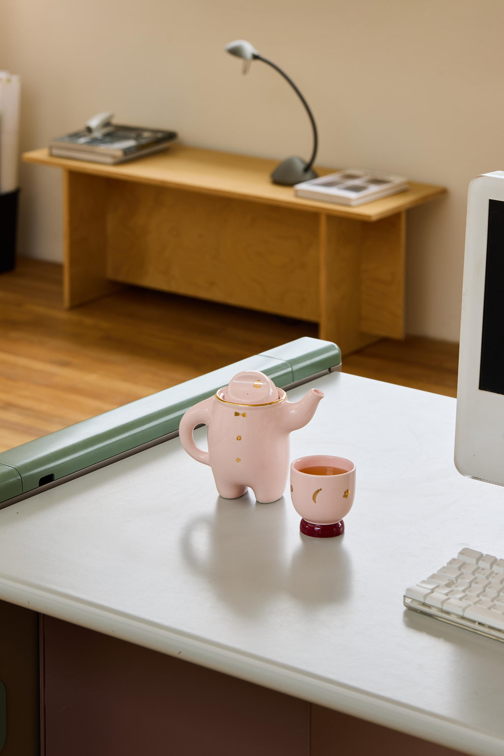 WEKUKU Brew Buddy Teapot (Pink)