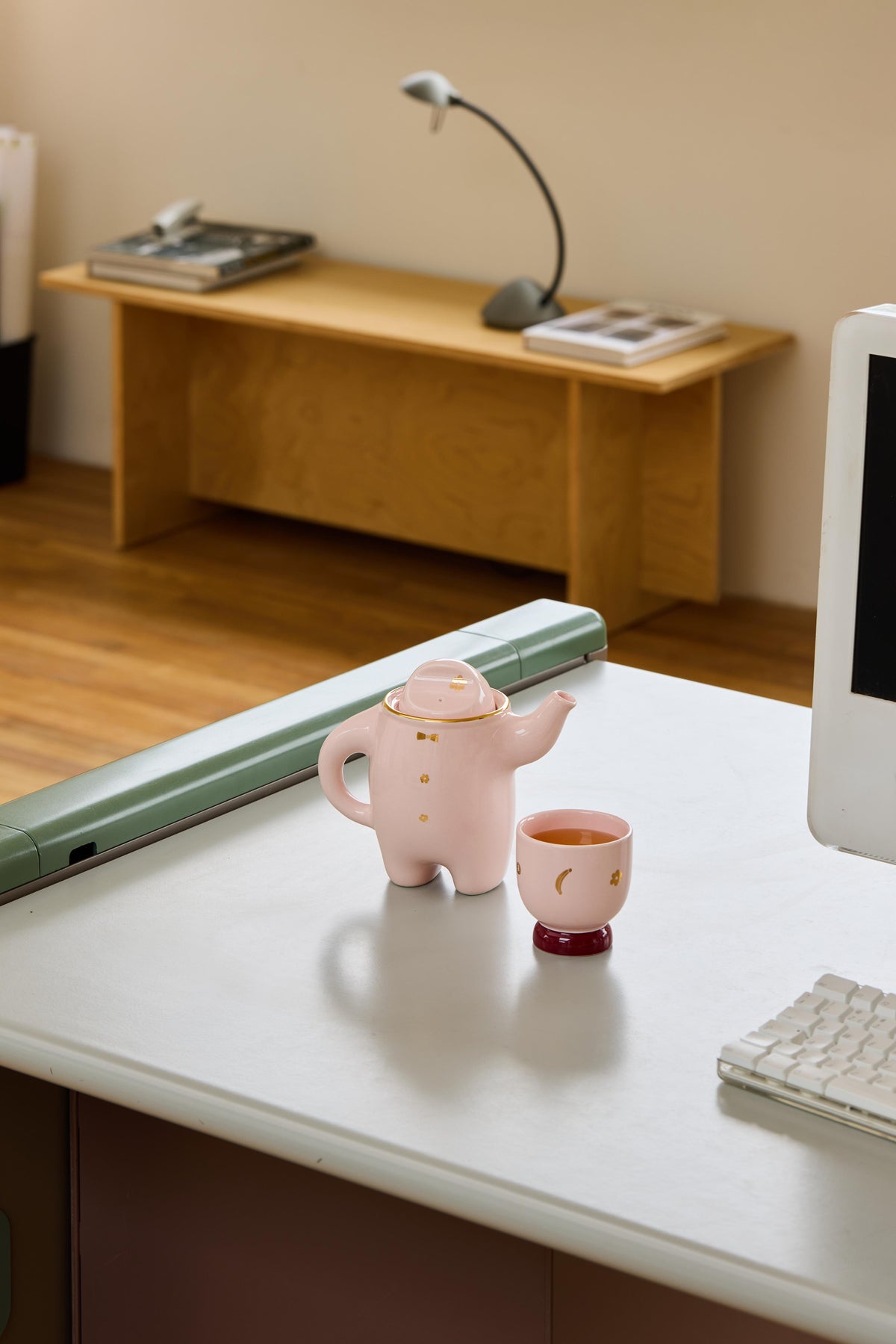 WEKUKU Brew Buddy Teapot (Pink)