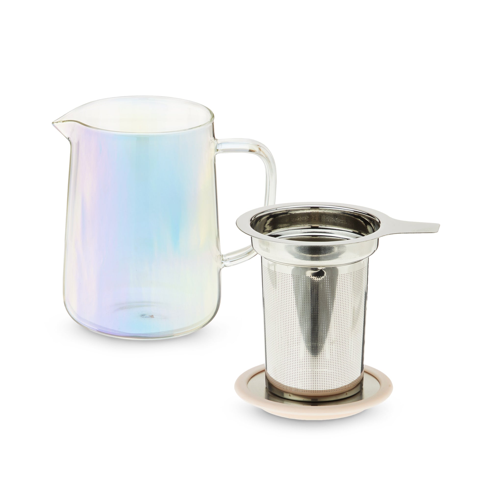 Pinky Up Chas Mini Glass Teapot & Infuser