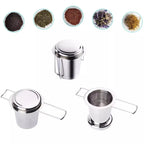 Foldable strainer by Nepal Tea, a compact and versatile kitchen tool designed for easy straining of liquids.