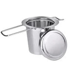 Foldable strainer by Nepal Tea, a compact kitchen tool designed for easy straining and draining