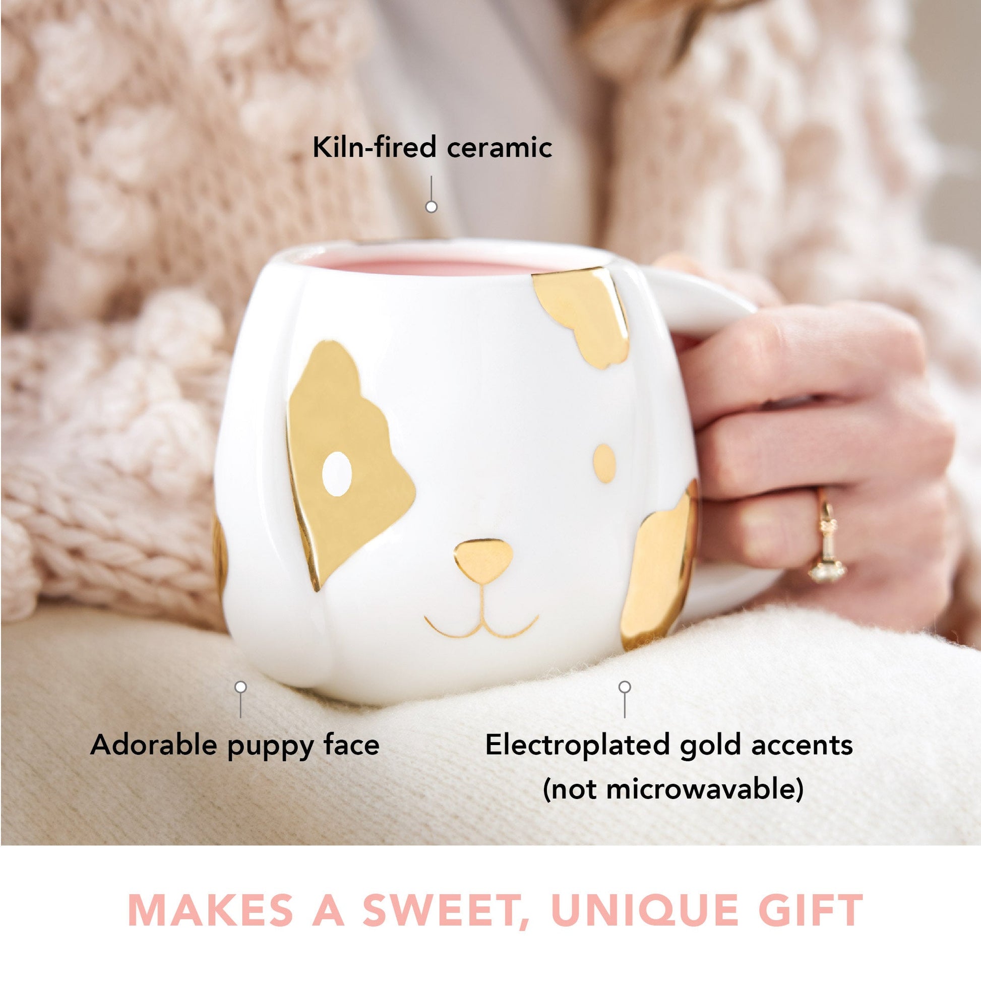 Pinky Up Penny: Ceramic Puppy Mug