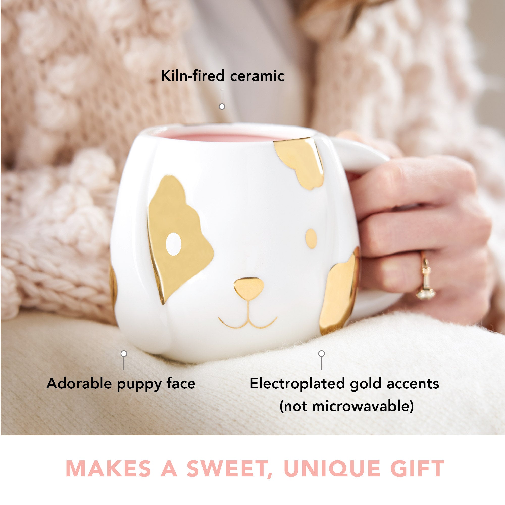 Pinky Up Penny: Ceramic Puppy Mug