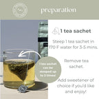 Tea with Tae Garden Sunrise Hot Tea  Pouch Green Tea