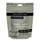 Tea with Tae Garden Sunrise Hot Tea  Pouch Green Tea