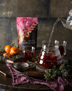 Gardenika Cinnamon Hibiscus Loose Tea, Heart Health & Antioxidant Rich - Caffeine Free - 55+ Cups - USDA Organic & Kosher - 4 oz (113g)