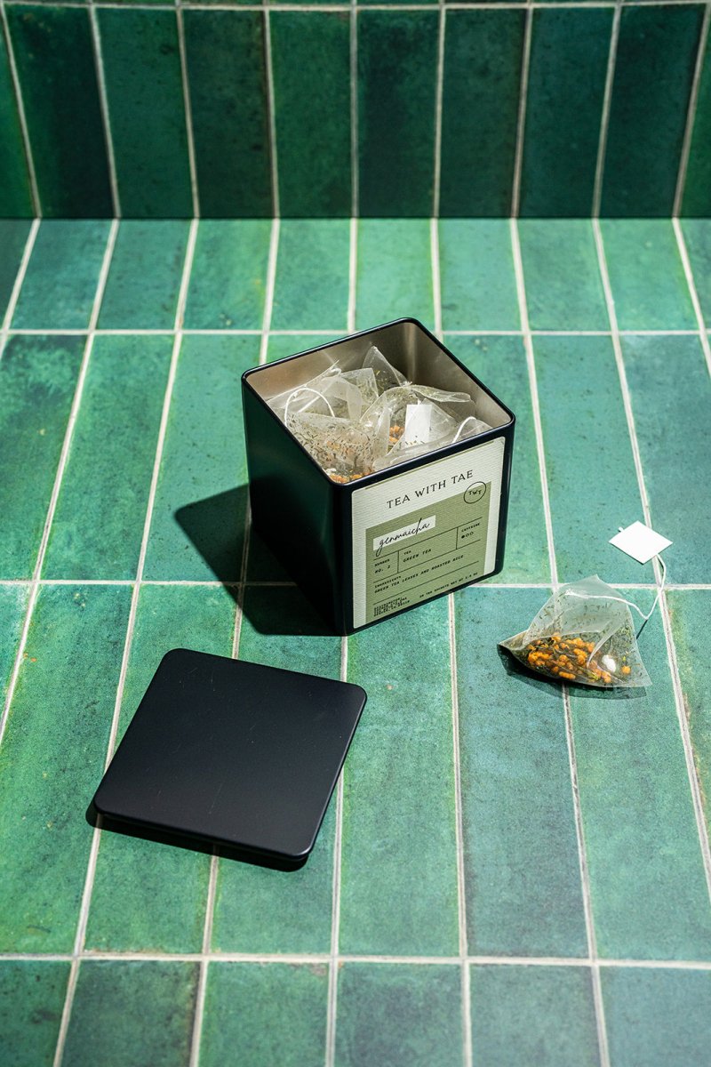 Tea with Tae Genmaicha Tea Tin Gift (20 tea sachets)