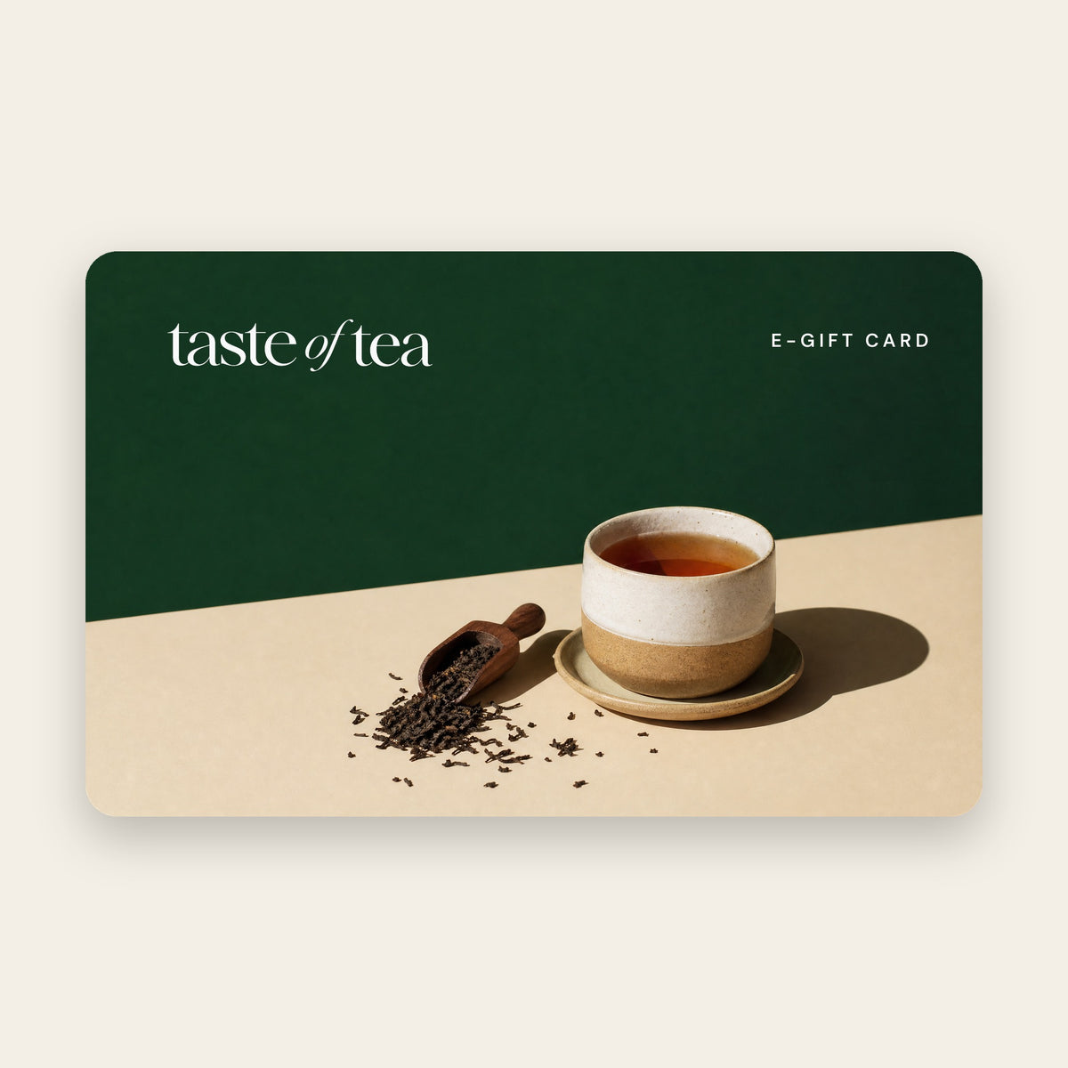 Taste of Tea e-gift card, Everyday design