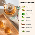 Gardenika Anti-Inflammatory Tea, Loose Leaf, USDA Organic, Kosher, Herbal & Caffeine-Free - 4 oz (114g)