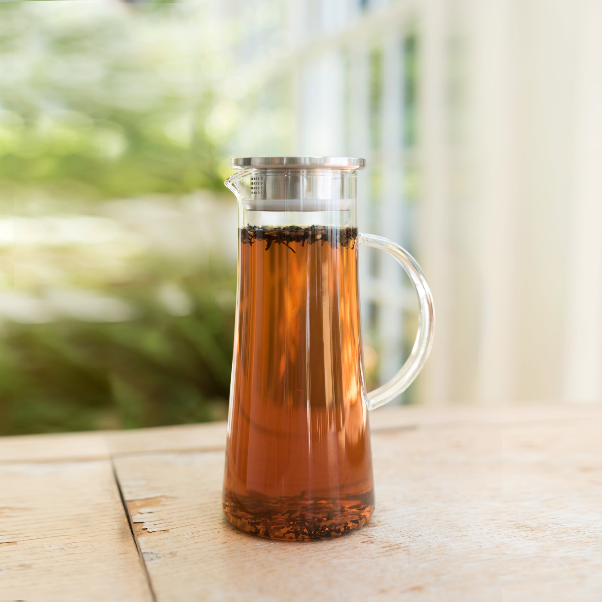 Pinky Up Charlie Glass Iced Tea Carafe