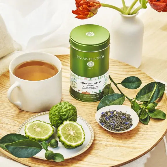 Palais des Thés Green of London Earl Grey Green Tea (3.5 oz Tin)