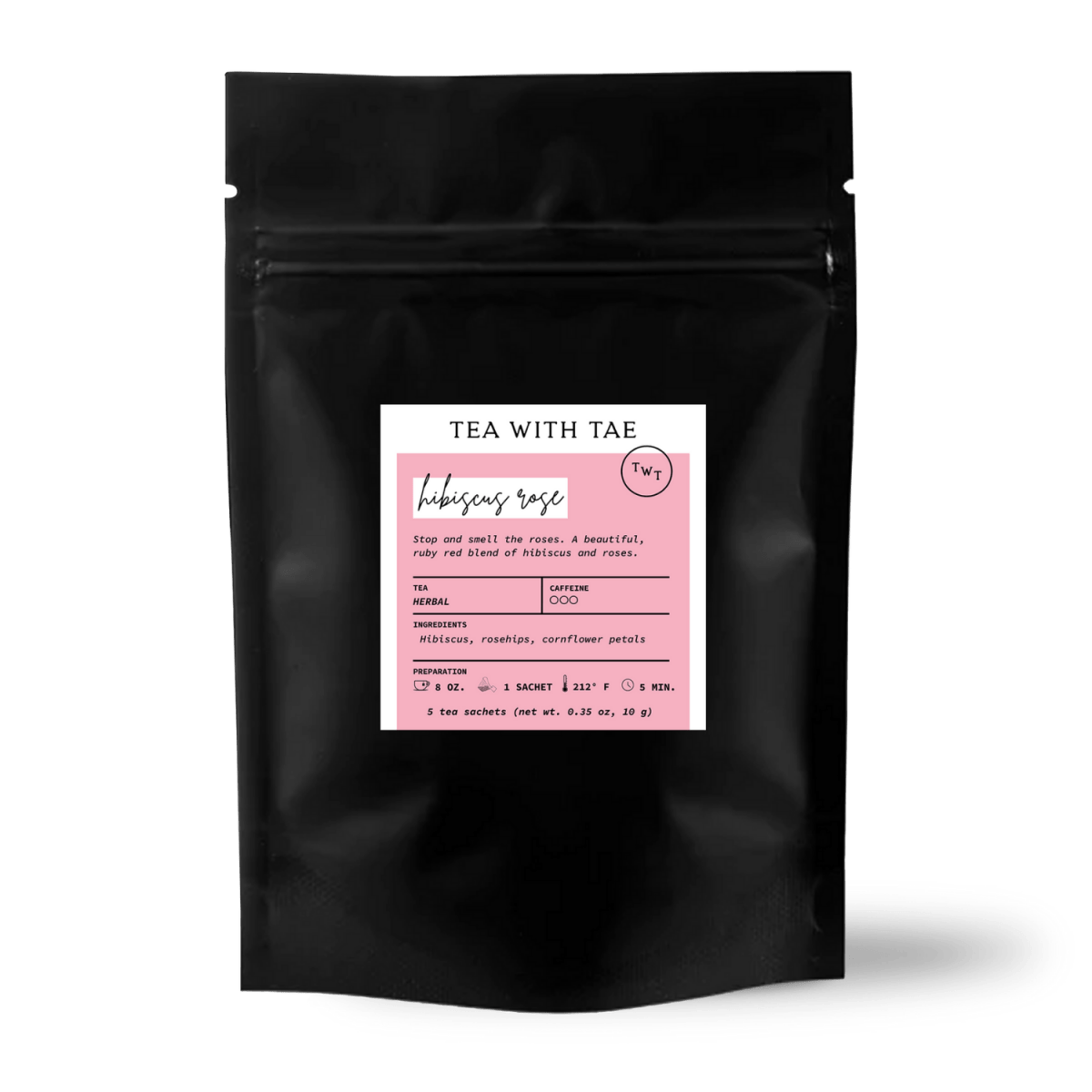 Tea with Tae Hibiscus Rose 5ct. Pouch