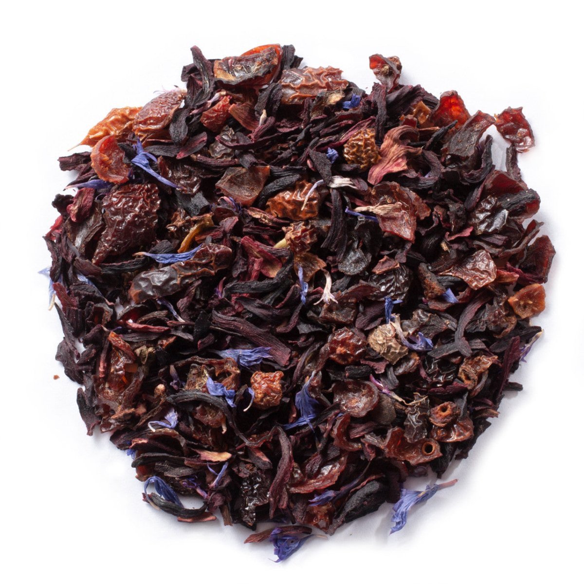 Tea with Tae Hibiscus Rose Mini Tea Tube (5 tea bags) displayed in packaging, featuring hibiscus and rose tea bags.