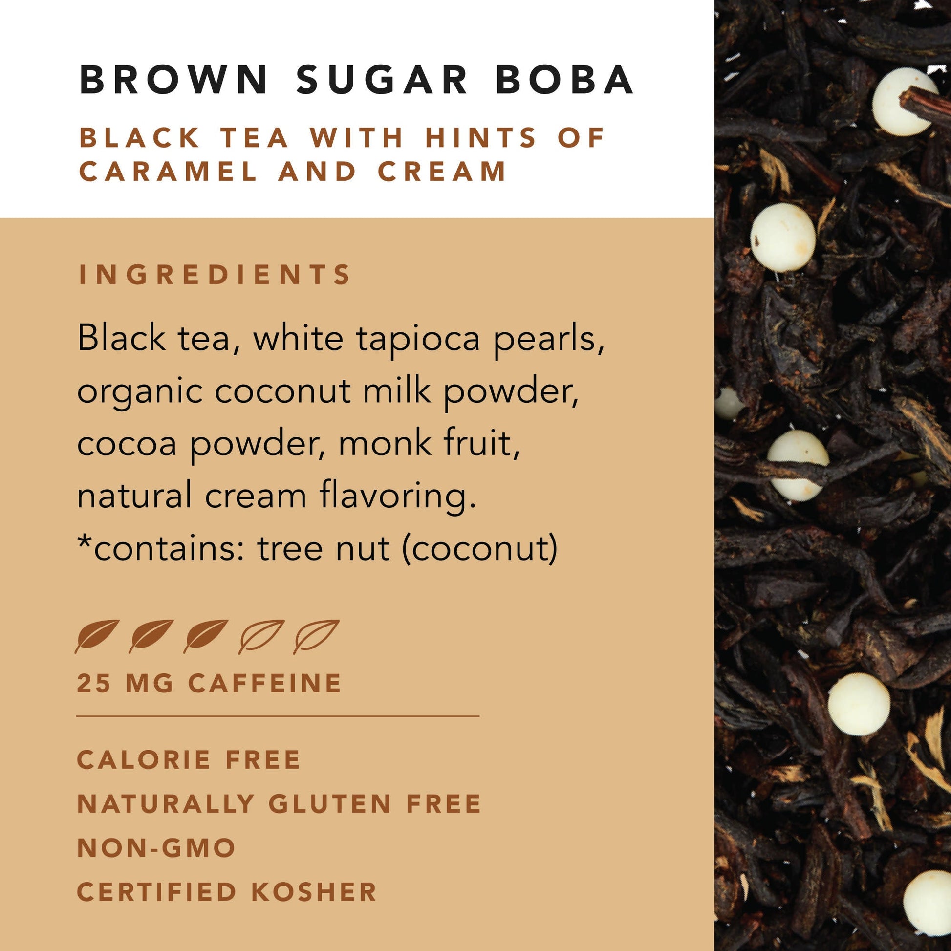 Pinky Up Brown Sugar Boba Tea Sachets