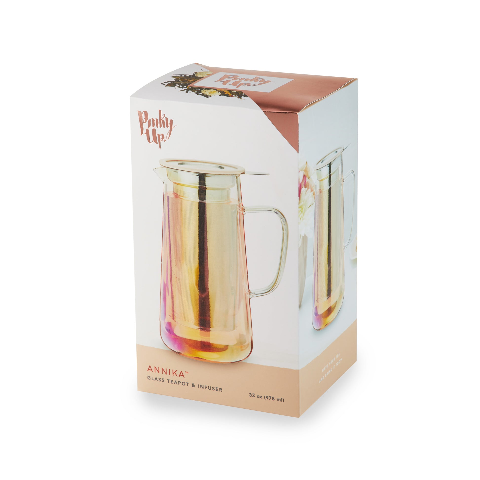 Pinky Up Annika Glass Teapot & Infuser