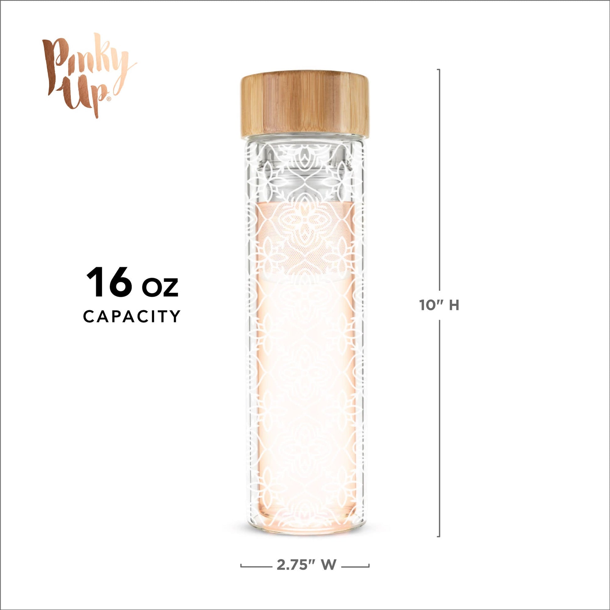 Pinky Up Blair: Marrakesh Glass Travel Infuser Mug