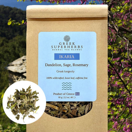 Greek Superherbs Ikaria Tea (Ikaria Blue Zone) Herbal Tea