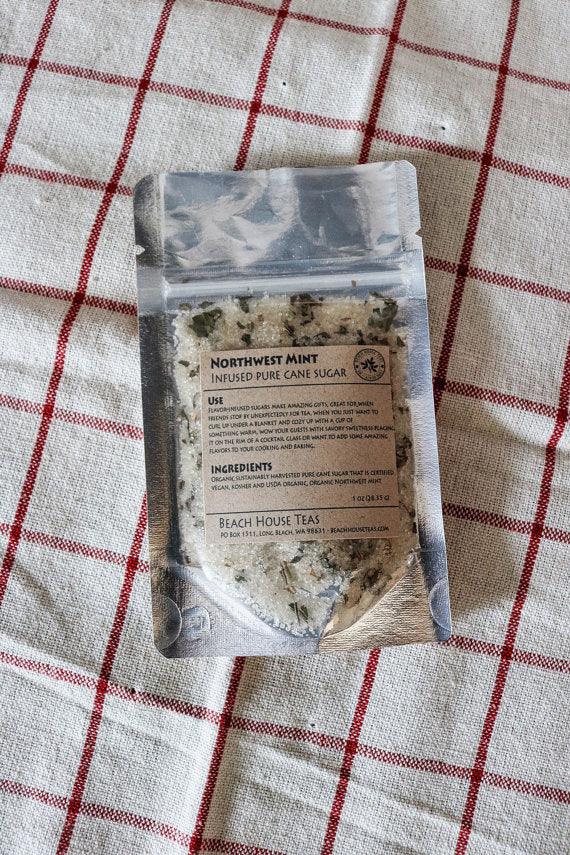 Beach House Pacific Northwest Mint infused artisan culinary sugar Tea