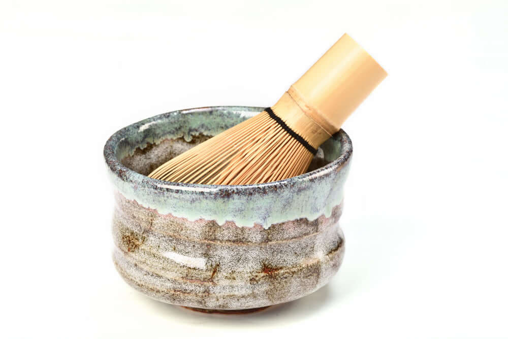 Inoue Ao Tabi Gray Mino-yaki Chawan - Japanese Mini Matcha Bowl Tea
