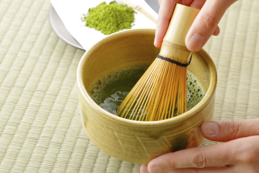 Inoue Kizeto Yellow Mino-yaki Chawan - Japanese Matcha Bowl