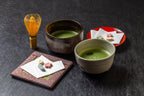 Inoue Tea Brushstroke Brown Mino-yaki Chawan - Japanese Matcha Bowl, a ceramic bowl featuring a brown brushstroke design.
