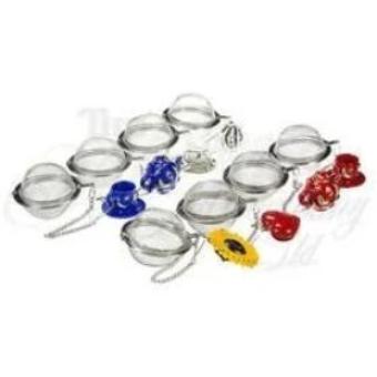 Culinary Teas 2 inch Mesh Ball Infuser with charm