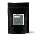 Tea with Tae Irish Breakfast 5ct. Pouch featuring 5 pyramid sachets of Assam and Keemun black tea, recyclable and biodegradable packaging.
