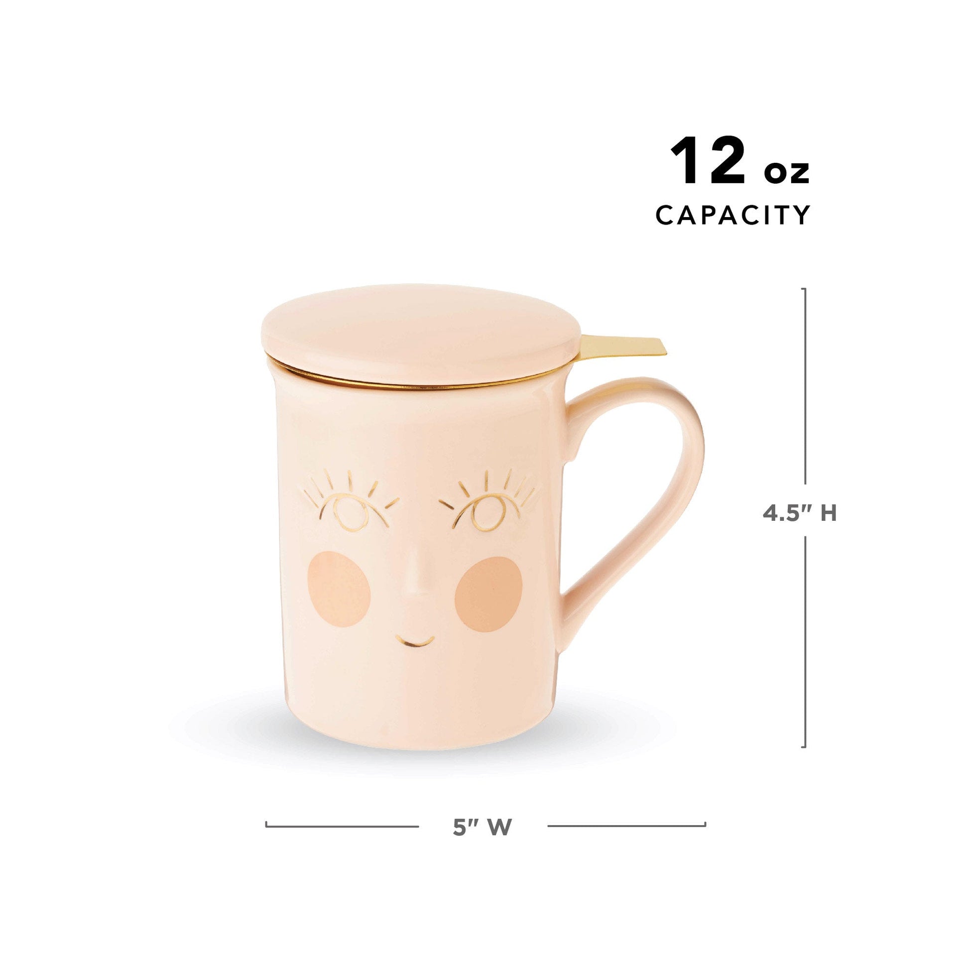Pinky Up Annette: Hello Beautiful Ceramic Tea Mug & Infuser