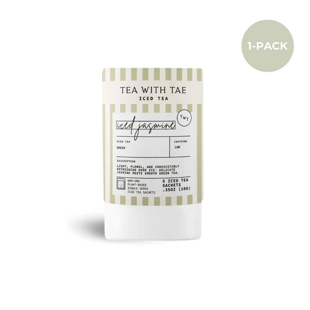 Tea with Tae Jasmine Green Iced Mini Tea Tube (5 iced sachets)