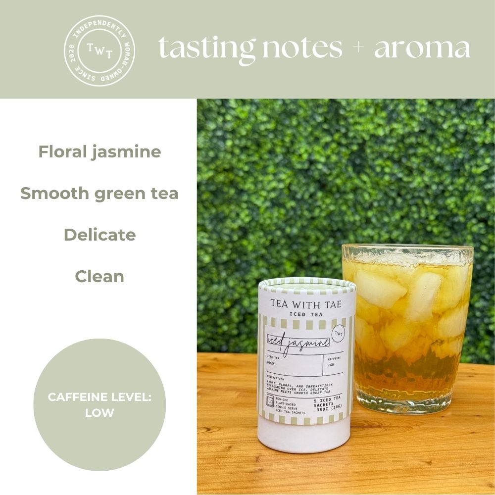 Tea with Tae Jasmine Green Iced Mini Tea Tube (5 iced sachets)