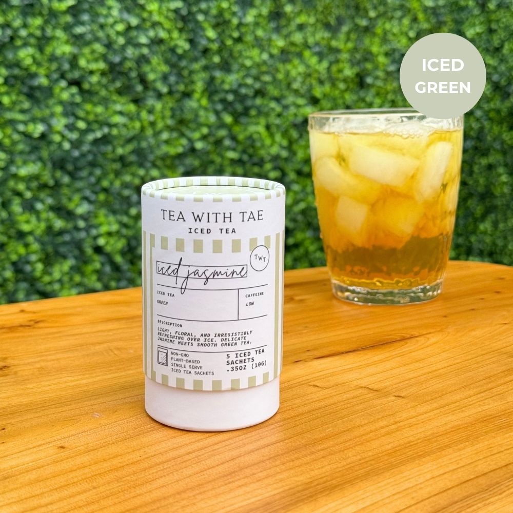 Tea with Tae Jasmine Green Iced Mini Tea Tube (5 iced sachets)