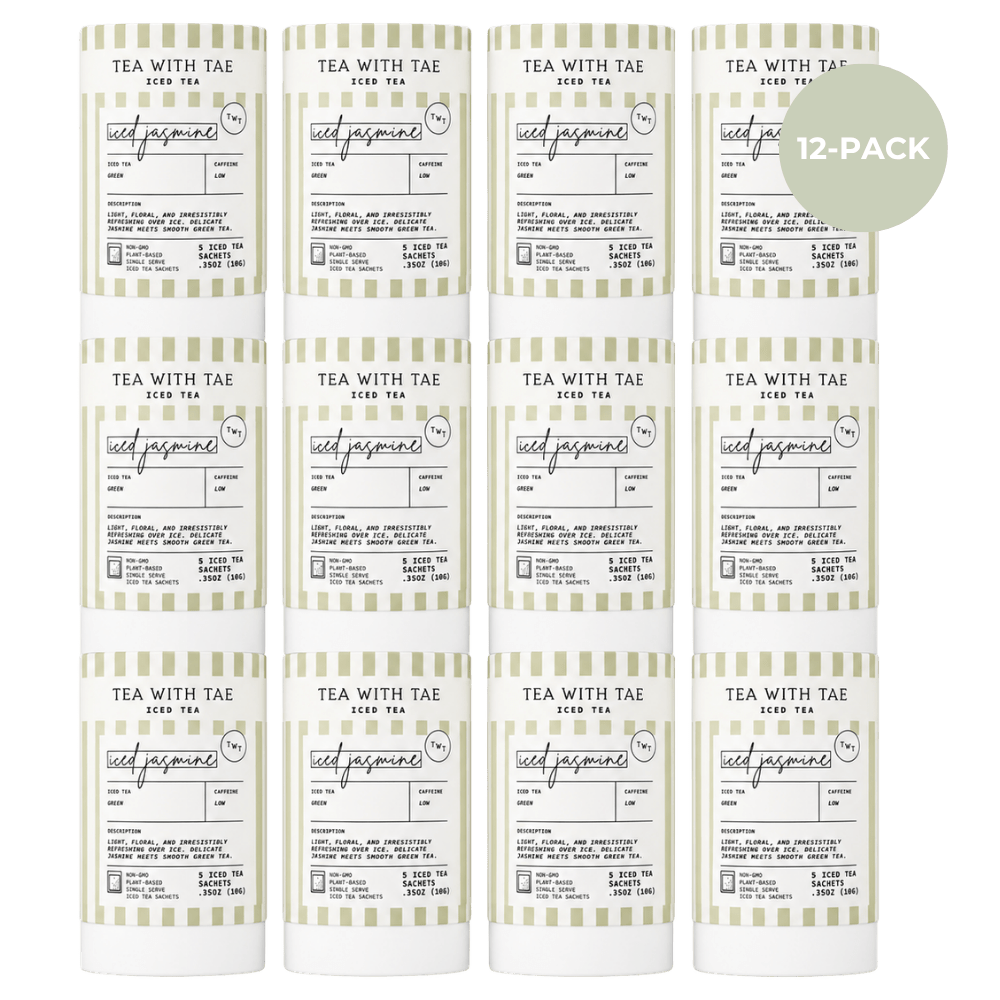 Tea with Tae Jasmine Green Iced Mini Tea Tube (5 iced sachets)
