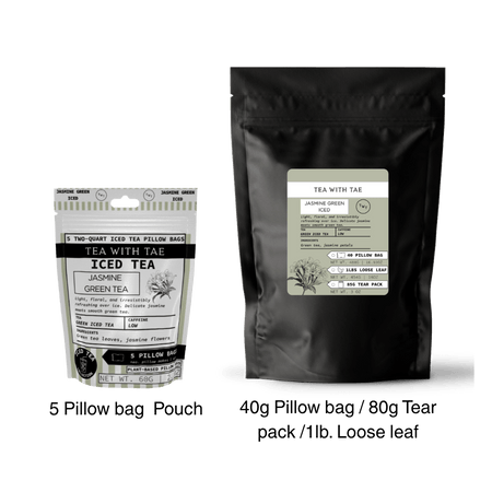 Tea with Tae Jasmine Green Iced Tea Pouch