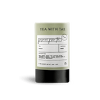 Tea with Tae Jasmine Green Tea Mini Tea Tube (5 tea bags) featuring eco-friendly sachets with jasmine-infused green tea.