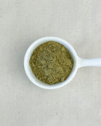 Teappo Jasmine Green Powder in a bag, showcasing the product for brewing tea. Image file name: jg_2.jpg.
