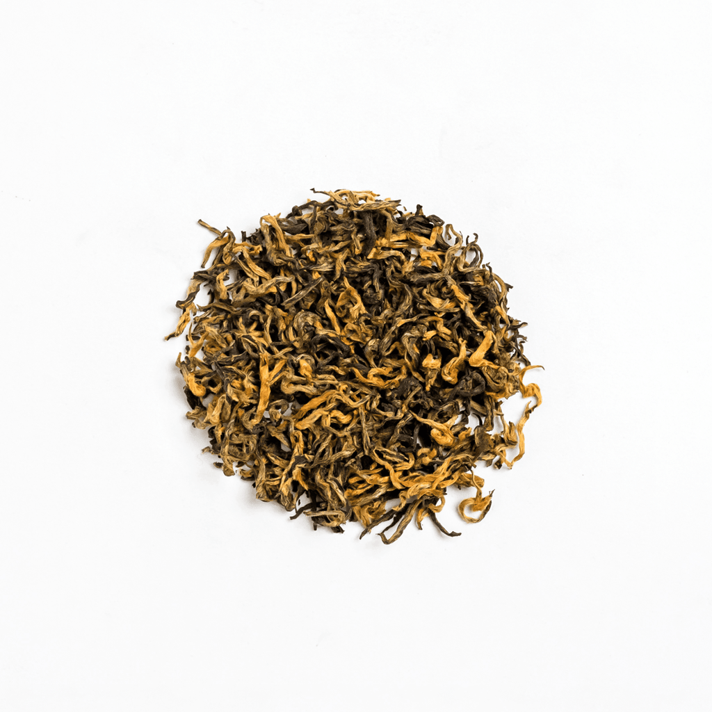 Kumari Gold tea from Nepal Tea in a package, featuring a colorful design and the product name clearly displayed.