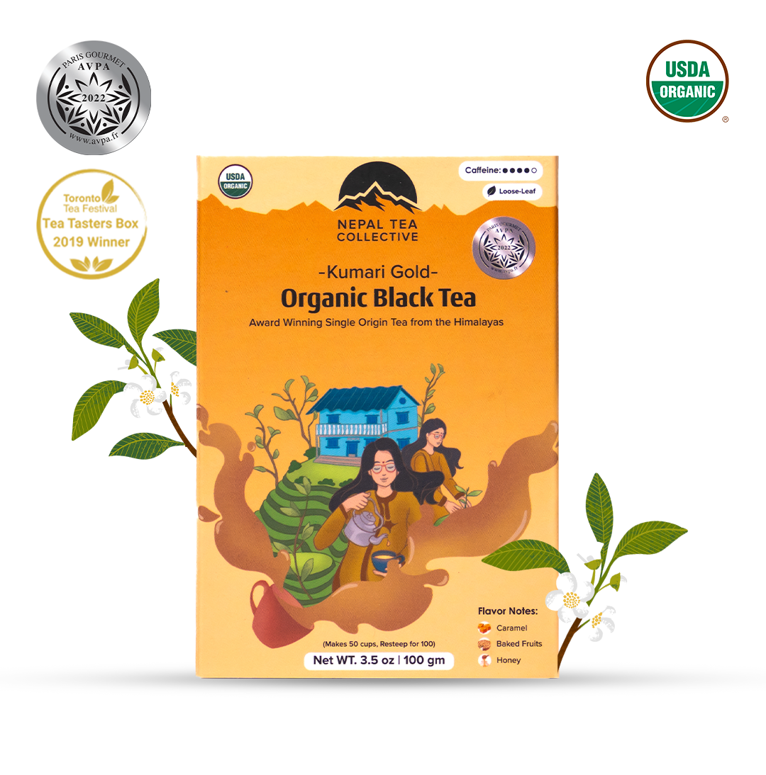 Award-Winning Bundle by Nepal Tea featuring a selection of premium tea products in an assortment display.