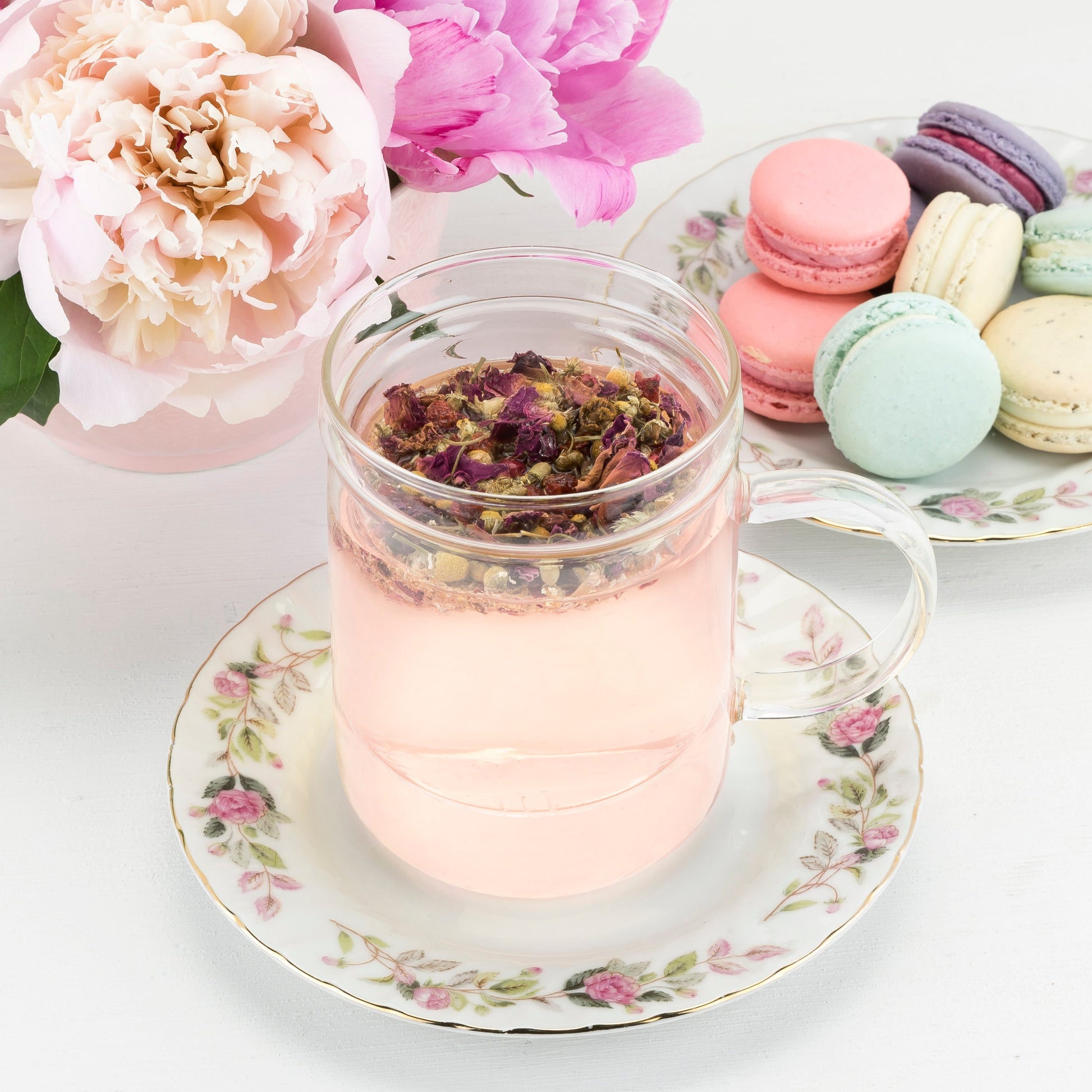 Pinky Up Blake Glass Tea Infuser Mug