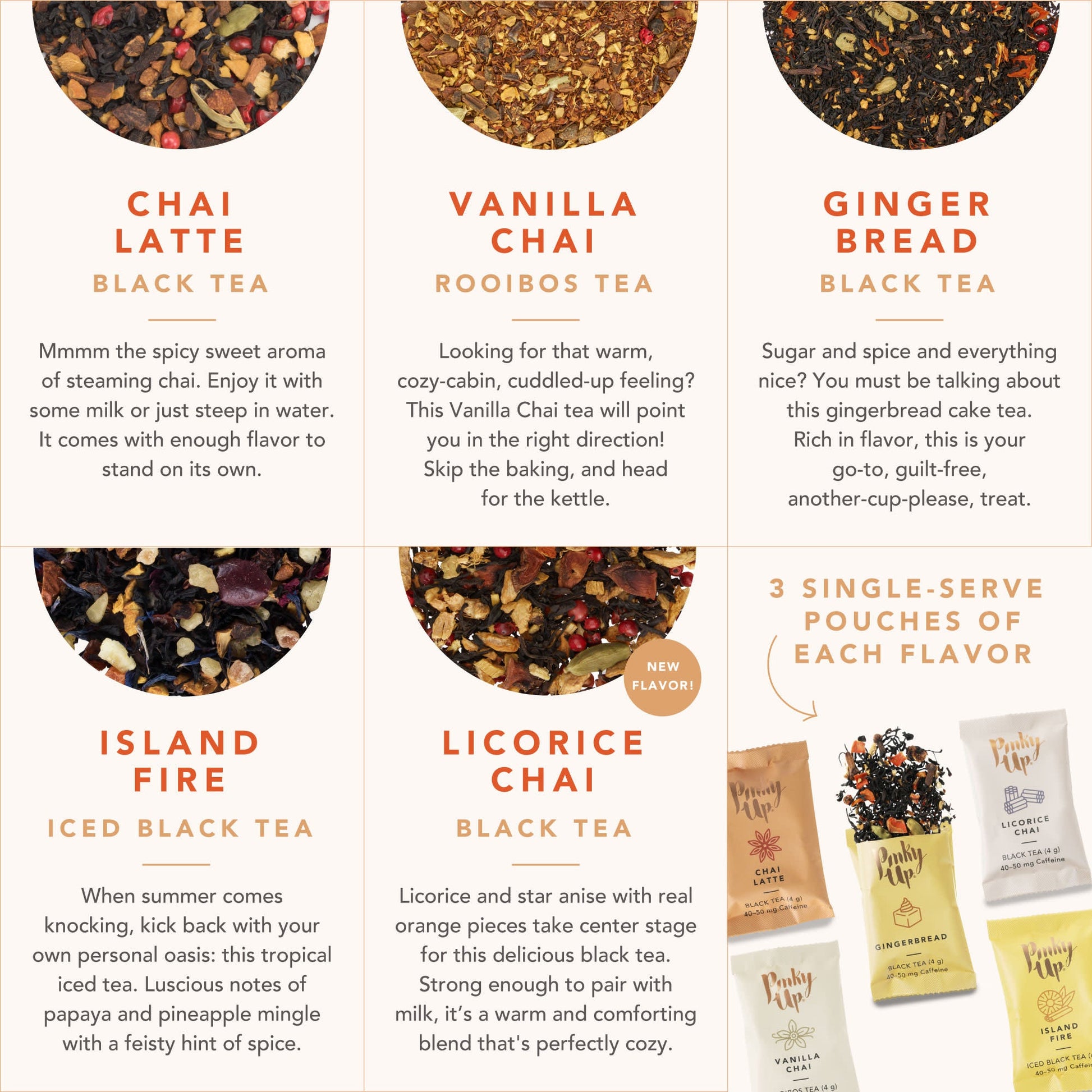 Pinky Up Chai Loose Leaf Tea Sampler
