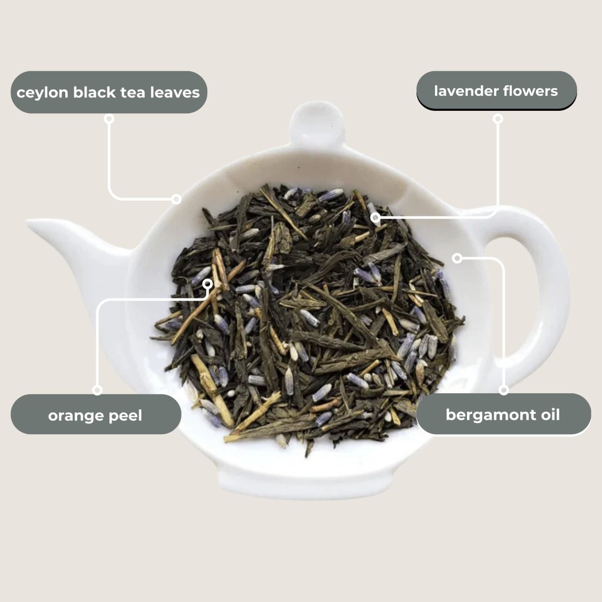 Tea with Tae Lavender Earl Grey Mini Tea Tube (5 tea bags)
