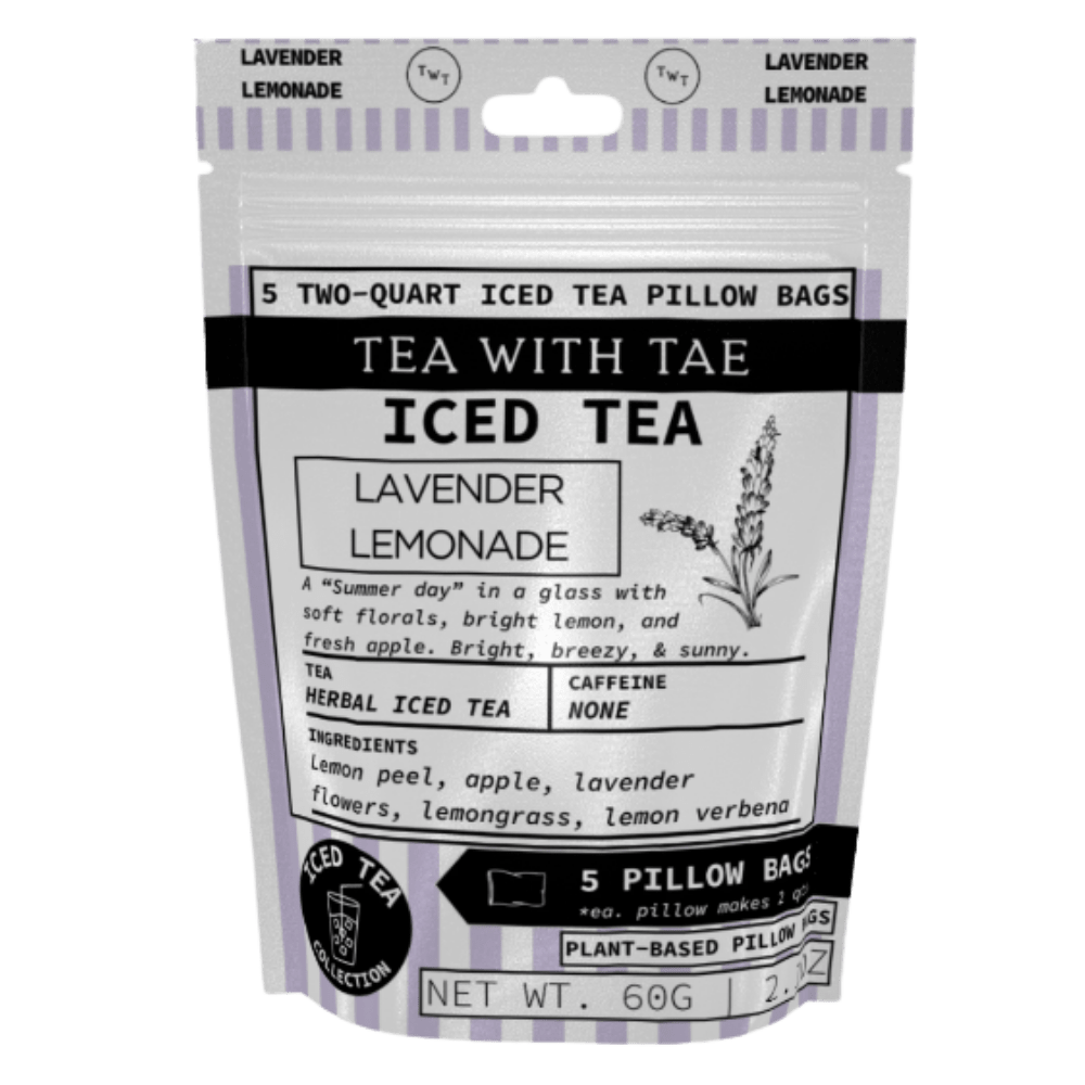 Tea with Tae Lavender Lemonade Iced Tea Pouch Herbal Tea