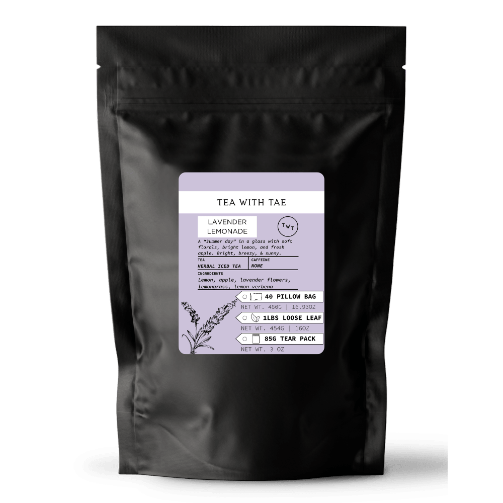 Tea with Tae Lavender Lemonade Iced Tea Pouch Herbal Tea