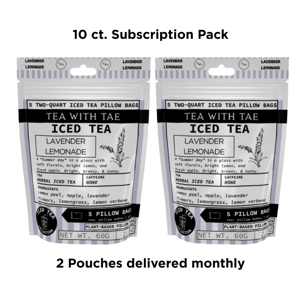 Tea with Tae Lavender Lemonade Iced Tea Pouch Herbal Tea