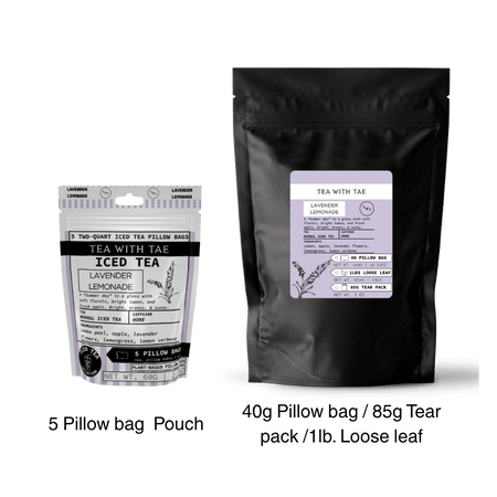 Tea with Tae Lavender Lemonade Iced Tea Pouch Herbal Tea