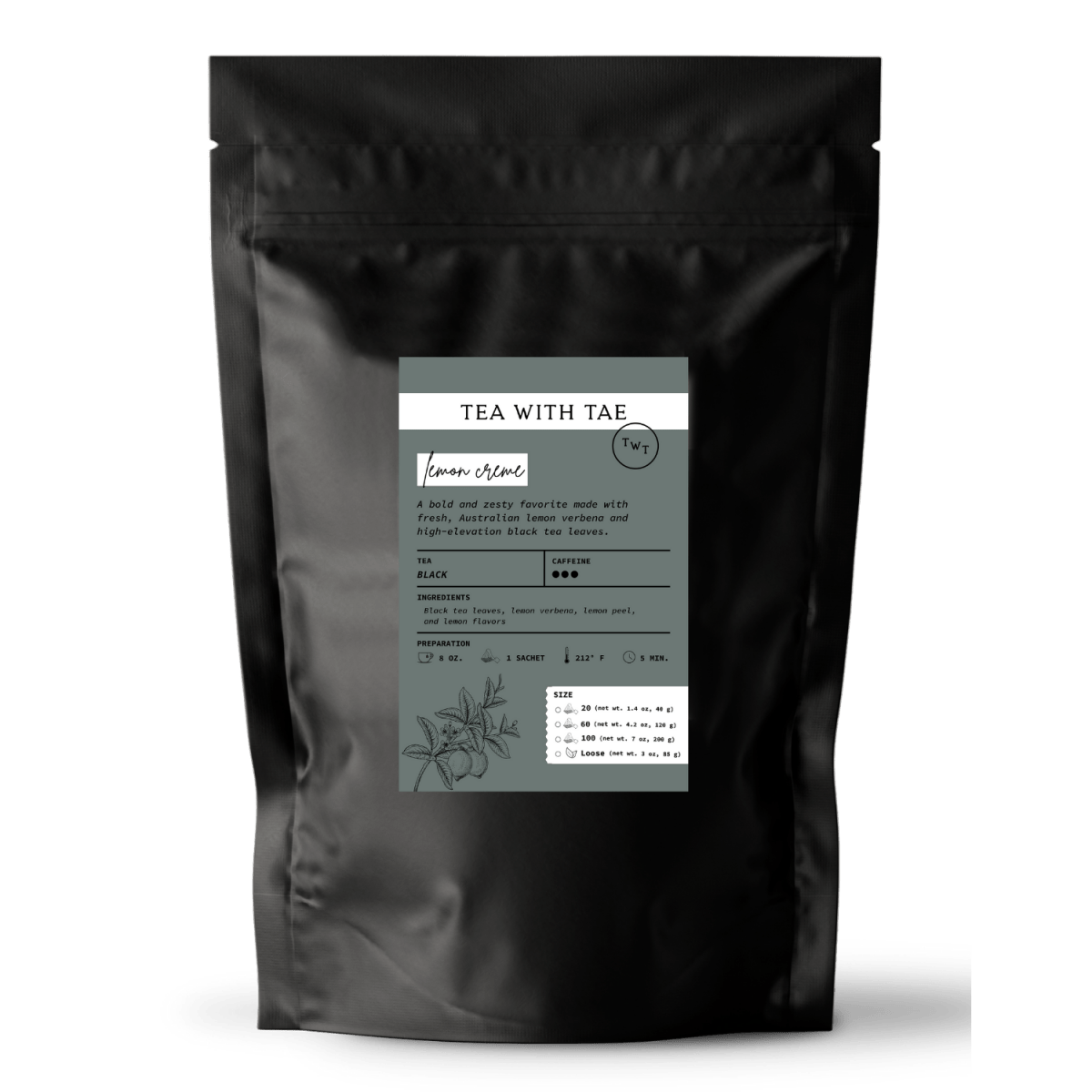 Tea with Tae Lemon Crème Pouch