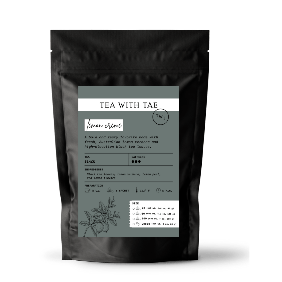Tea with Tae Lemon Crème Pouch