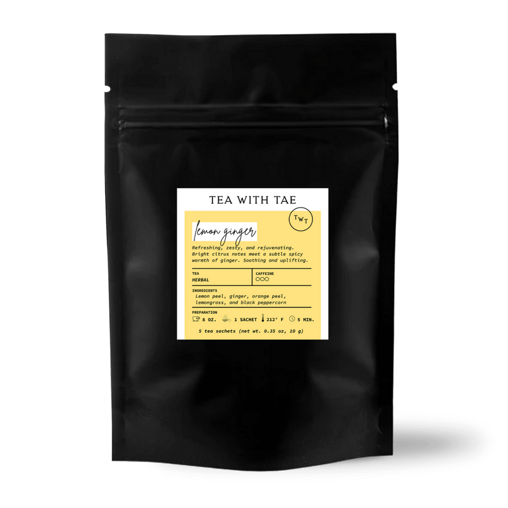Tea with Tae Lemon Ginger 5ct. Pouch