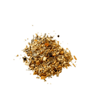 Tea with Tae Lemon Ginger Pouch featuring a vibrant lemon and ginger blend, packaged in a colorful pouch.