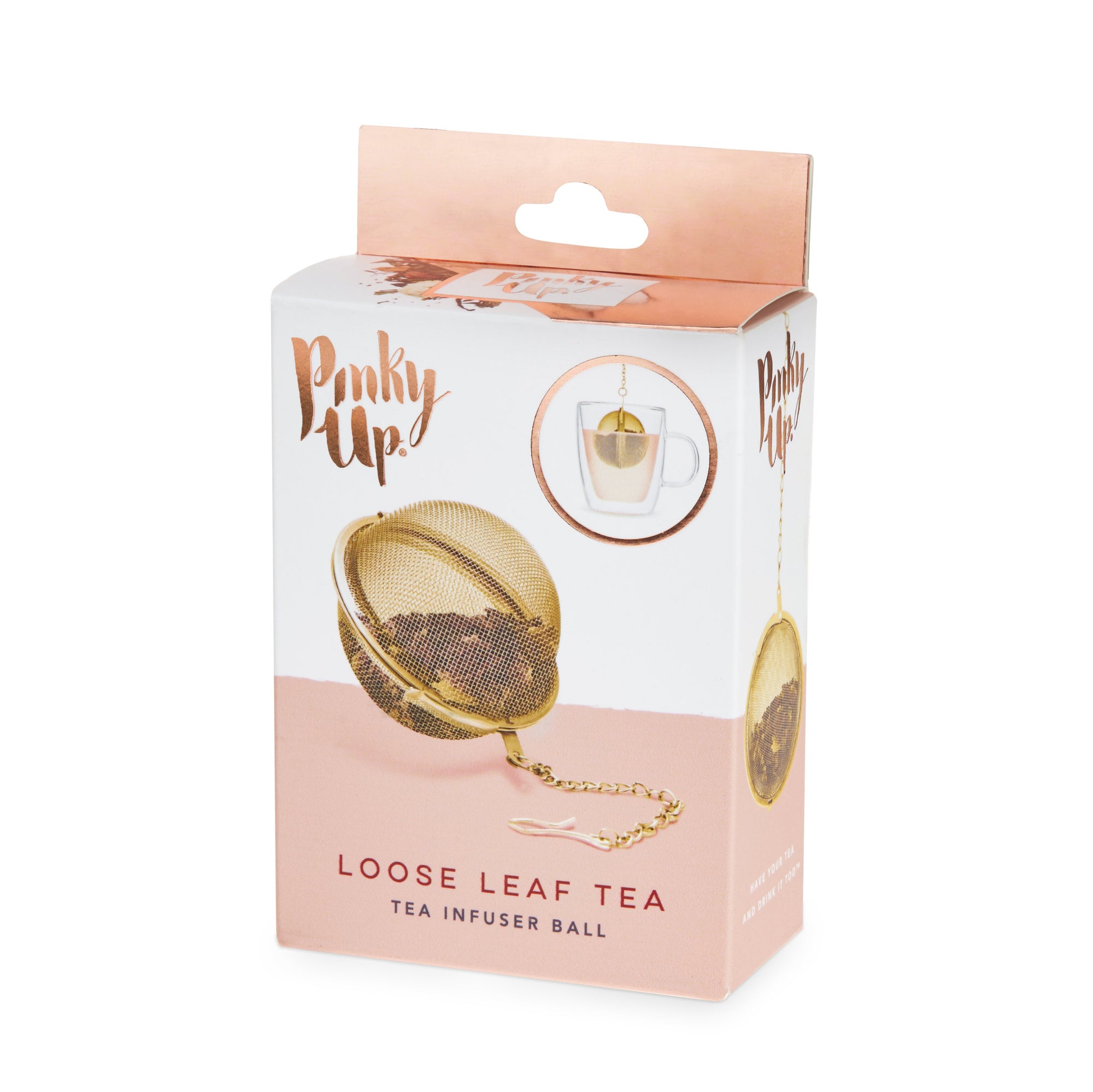 Pinky Up Small Tea Infuser Ball in Gold